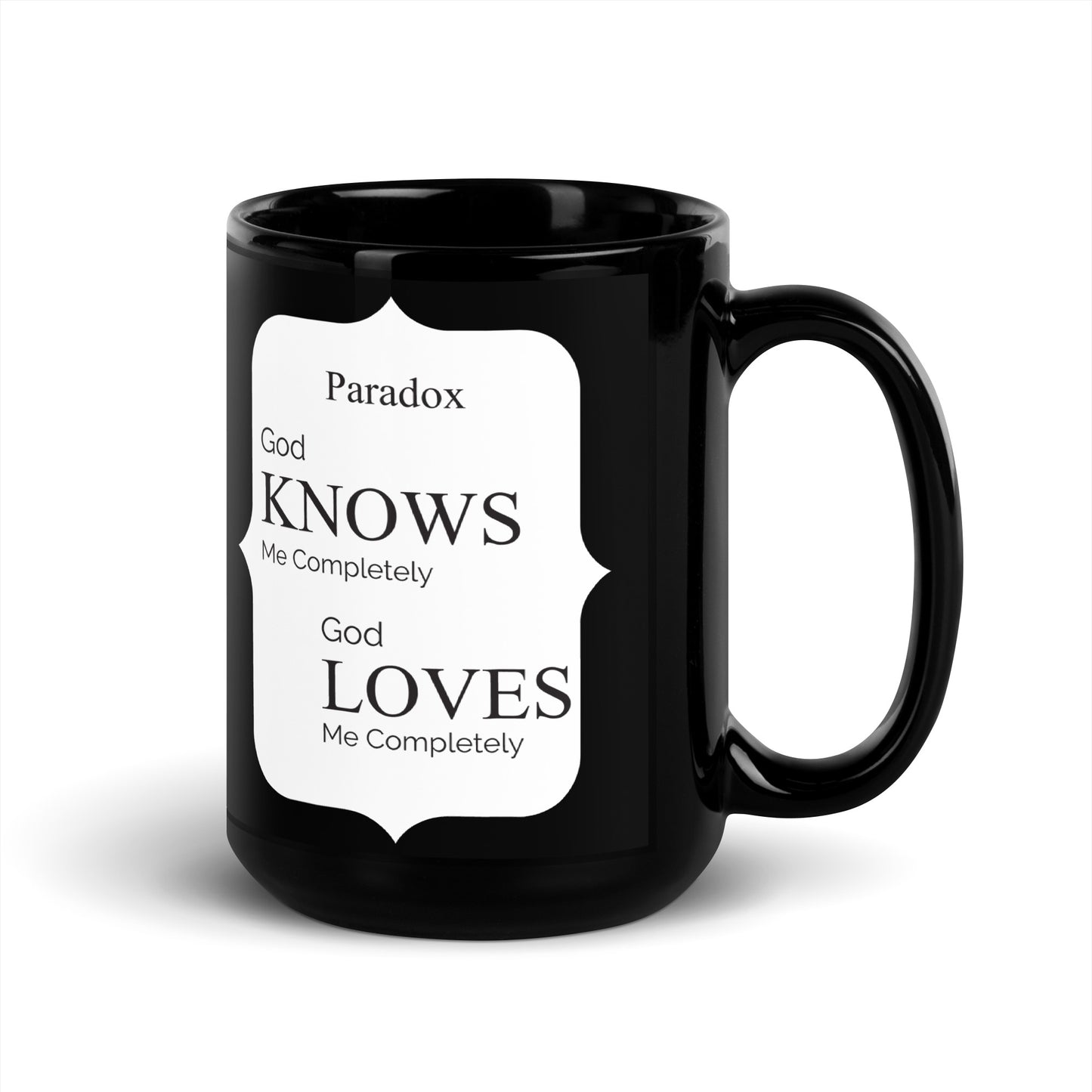 Black Glossy Mug