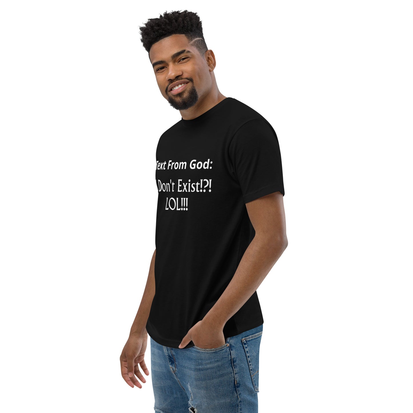 Text From God-Exist!?! Short Sleeve T-shirt