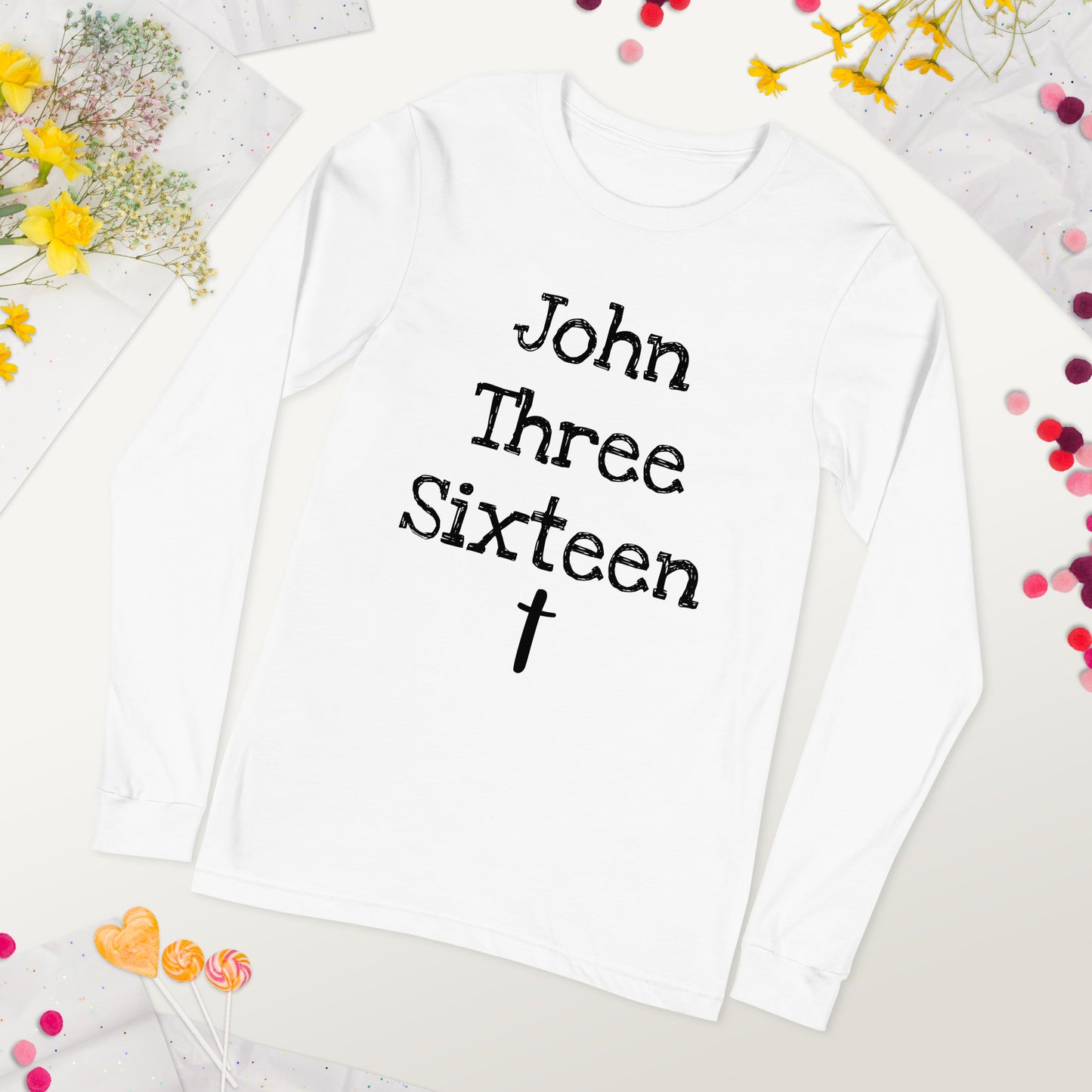 "John Three Sixteen" Unisex Long Sleeve Tee