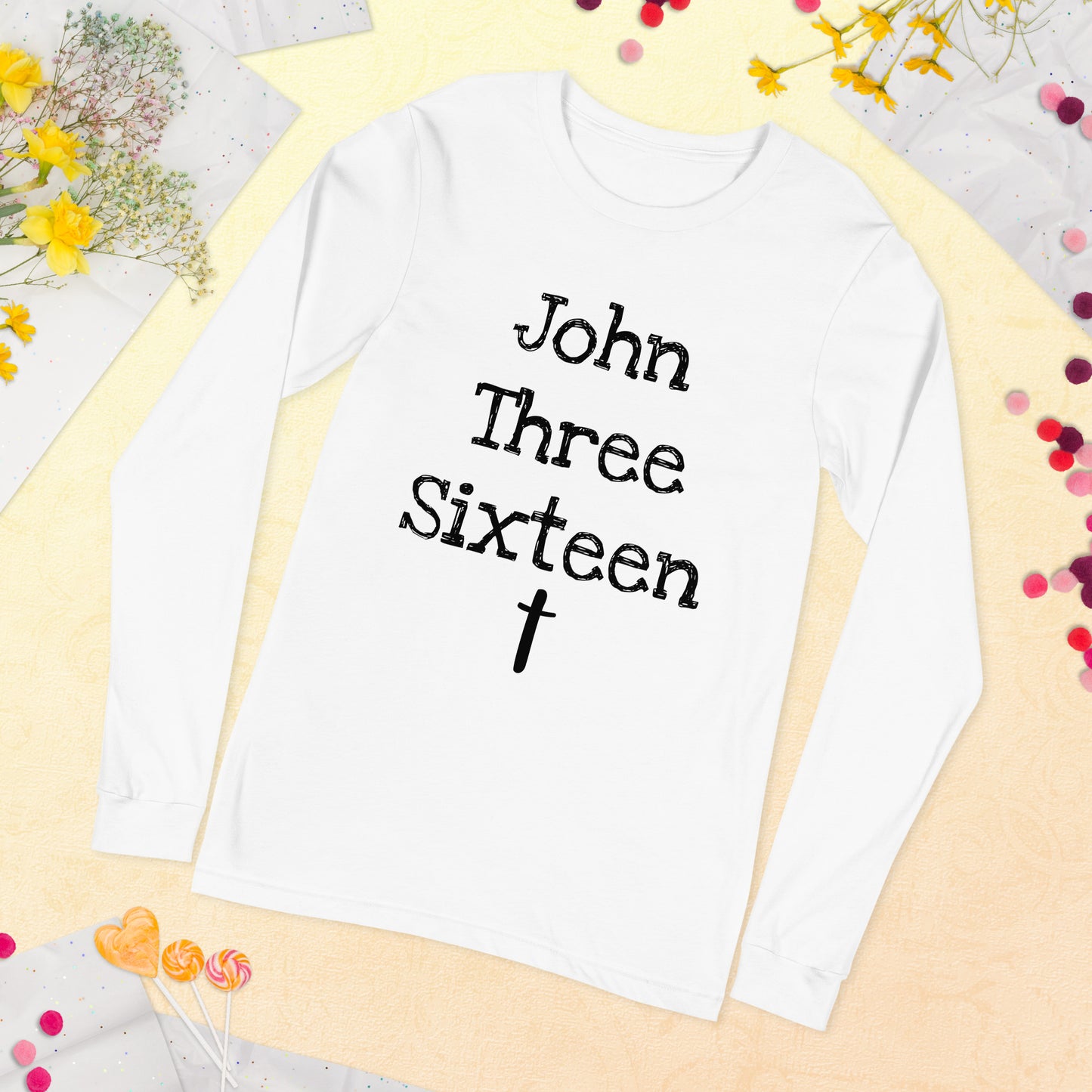 "John Three Sixteen" Unisex Long Sleeve Tee