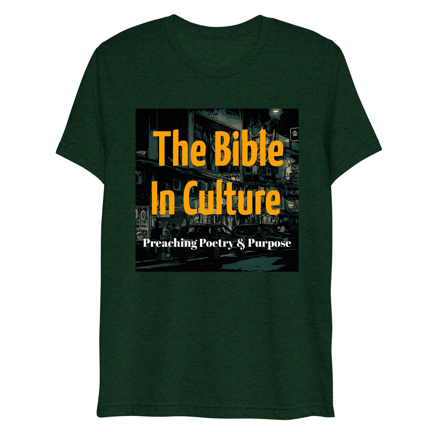" The Bible In Culture" Short sleeve t-shirt