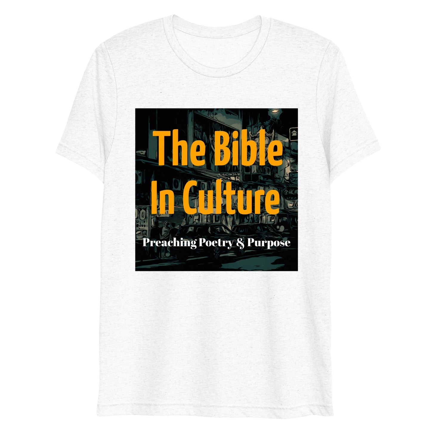 " The Bible In Culture" Short sleeve t-shirt